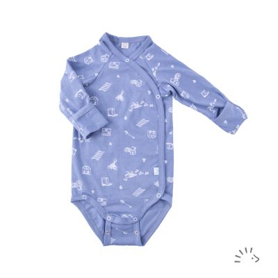 Langarm Wickelbody Single Jersey