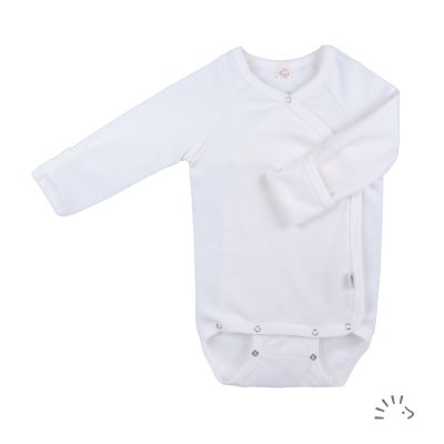 Wickelbody 1/1 Arm mit Kratzschutz Feinripp