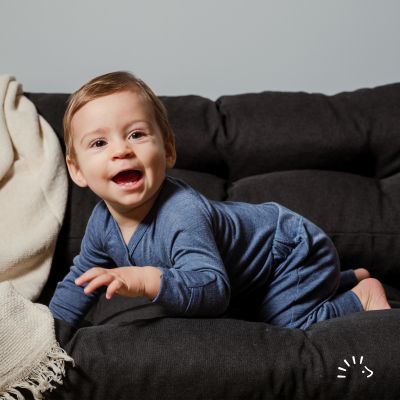 Wickelbody langarm Wolle-Seide GOTS