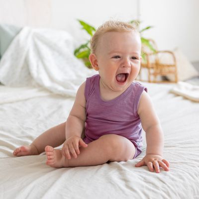 Body ärmellos  Wolle-Seide GOTS