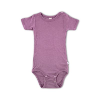 Kurzarmbody Wolle-Seide GOTS