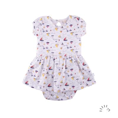 Kurzarm Body mit Röckchen