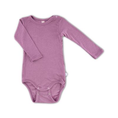 Body langarm Wolle-Seide GOTS