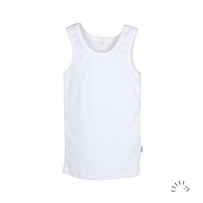 Unterhemd 0/0 Arm Feinripp