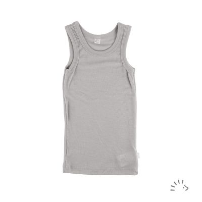 Unterhemd 0/0 Arm Wolle-Seide GOTS