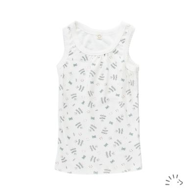 Unterhemd mit Zackenspitze