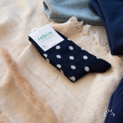 Socken Baumwolle-Elasthan GOTS