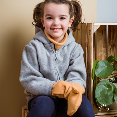 Fäustlinge Baumwollfleece