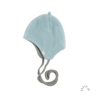 Wollmütze mit Bindeband