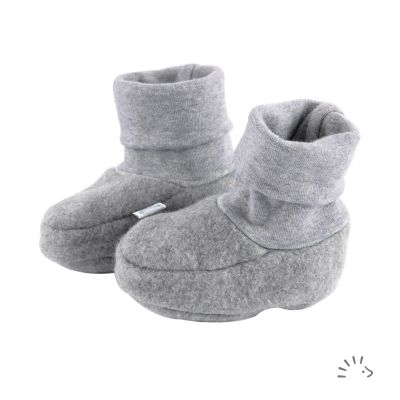 Babyschuh aus Baumwollfleece 
