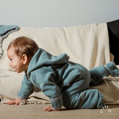 Baby Overall  Baumwollfleece GOTS