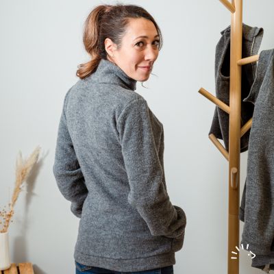 Adult Jacket Wollfleece GOTS