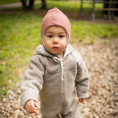 Bindemütze Wollfleece GOTS