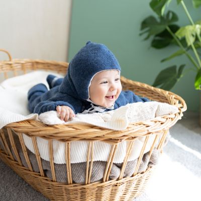 Bindemütze Wollfleece GOTS