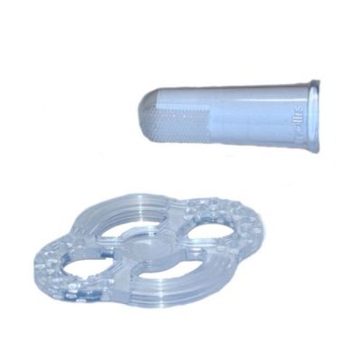 mollis Fingerling und Beißring Silikon