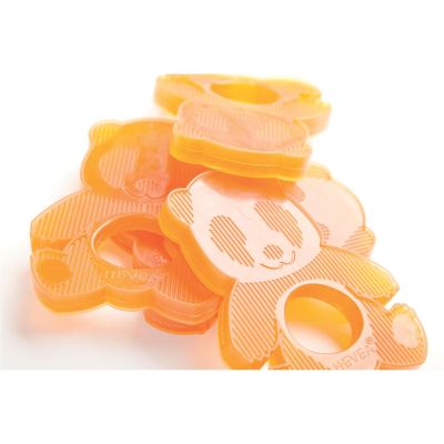 HEVEA Beißring Panda Naturkautschuk