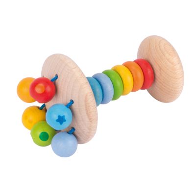 HEIMESS grasping toy elastic stick rattle rainbow