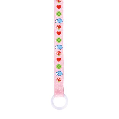 HEIMESS Schnullerkette Stoff Schaf