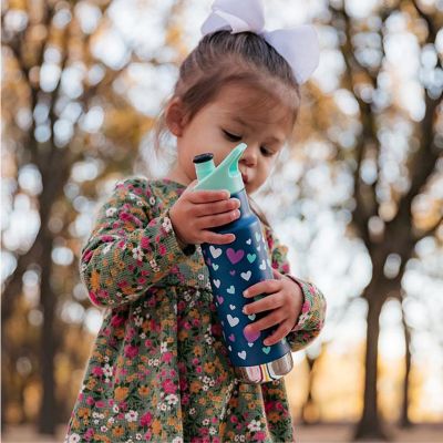 Klean Kanteen Kid ISO Sport Cap Herzen 355ml