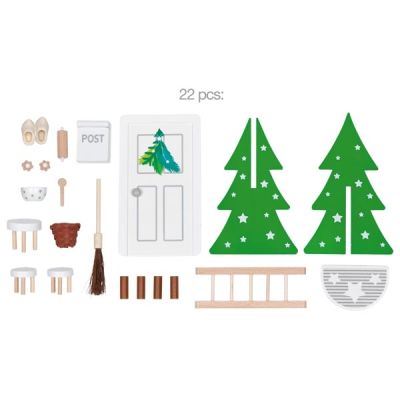 Wichteltür mit Accessoires