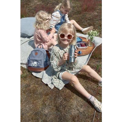 Trinkflasche Edelstahl (2 Aufsätze)