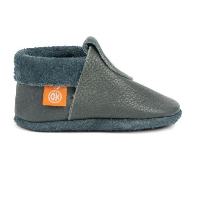 Lederhausschuhe Schiffchen