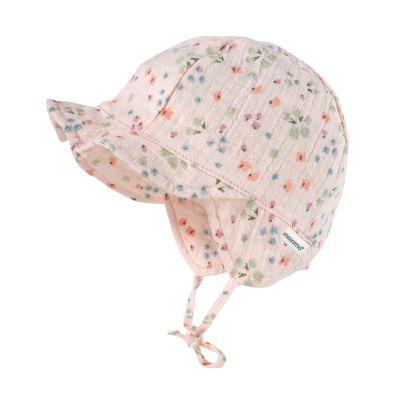 Schirmhäubchen Muslin Blümchen