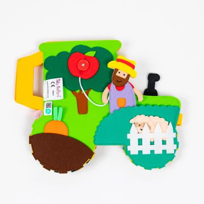 Quiet Book Travel Buddy Tractor