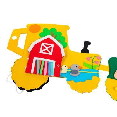 Quiet Book Travel Buddy Traktor