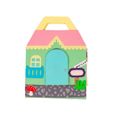 Quiet Book Travel Buddy Dollhouse