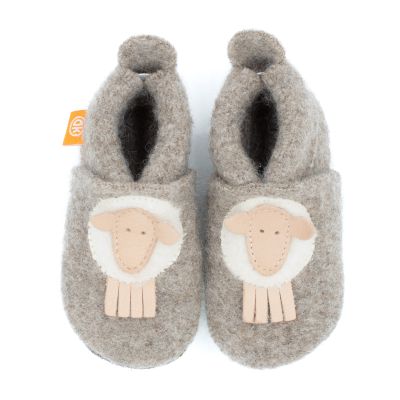 Filzhausschuhe Wolli Schaf