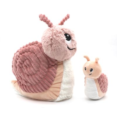 Les Ptipotos – Mom and baby snail soft toy
