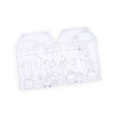 Malbuch mit Stickern „Die kleine Ballettschule“ – Moulin Roty