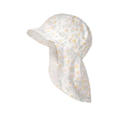 Schildmütze Nackenschutz Blumen