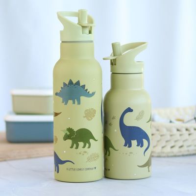 Trinkflasche Edelstahl Dinosaurier