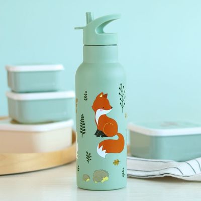 Trinkflasche Edelstahl Waldfreunde