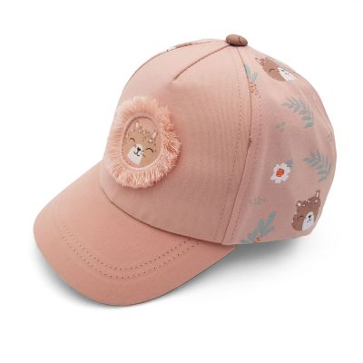 Kappe Tiger rosa salbei