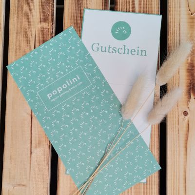 Gutschein für unsere popolini Filialen und Onlineshop