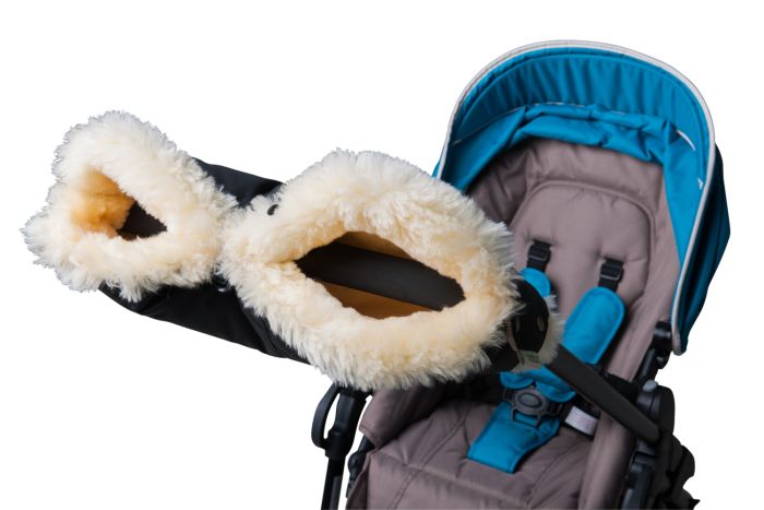 Fellhof Handmuff für Kinderwagen