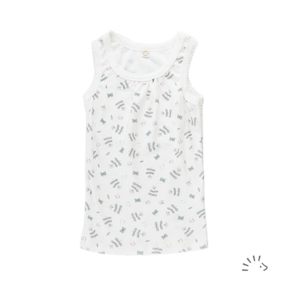 Unterhemd mit Zackenspitze