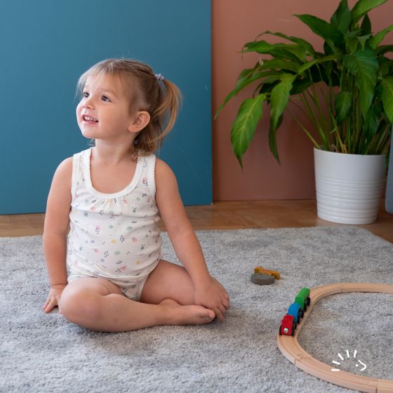 Unterhemd 0/0 Style MIA Feinripp GOTS