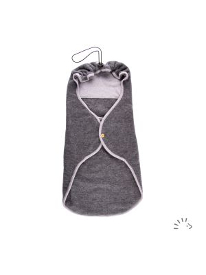 5-Punkt-Gurt Einschlagdecke Wollfleece GOTS
