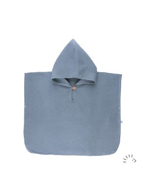 Poncho Woven Waffle GOTS