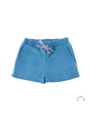 Frottee Shorts mit Zierband   