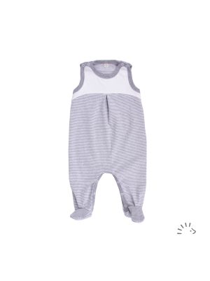 0252/Grau/Ecru gestreift