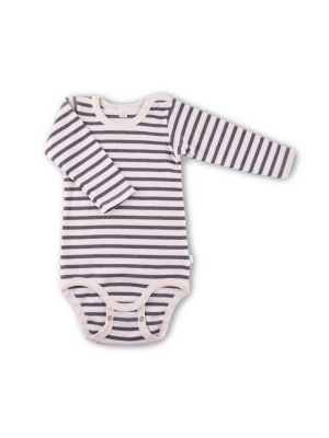 0557/Ecru Anthracite Striped