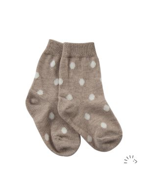 0517/Light Beige-Dots Ecru