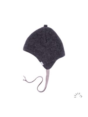 Bindemütze Wollfleece GOTS