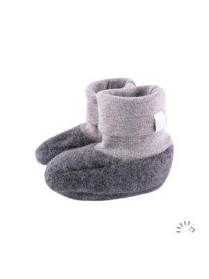 Babyschühchen Wollfleece GOTS