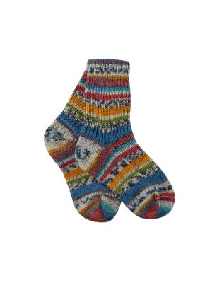 Wollsocken bunt 14064